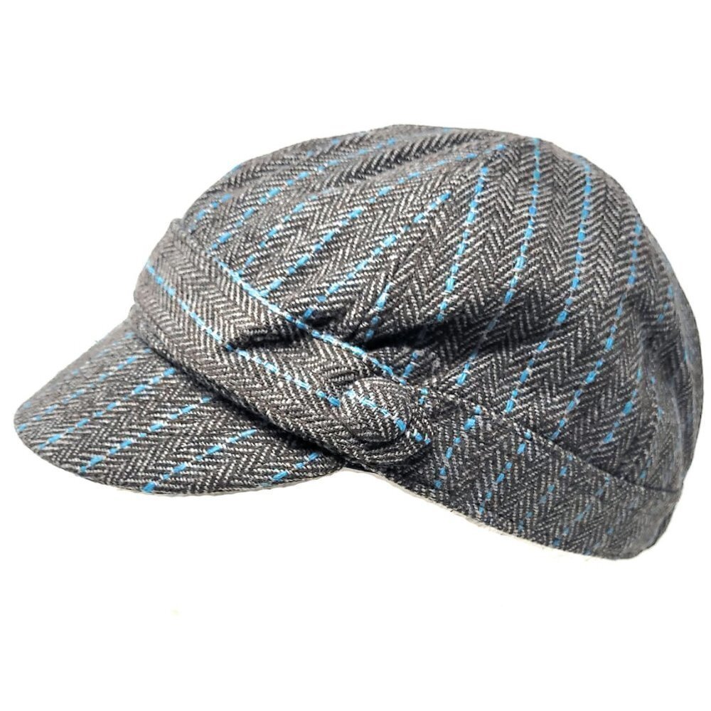 Avon Mark Tweed Hat w/ Strap & Lining Inside